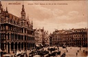 Brussels - "Grande Place. Maison du Roi et des Corporations" - Grand Place with Bread House and Guild Houses