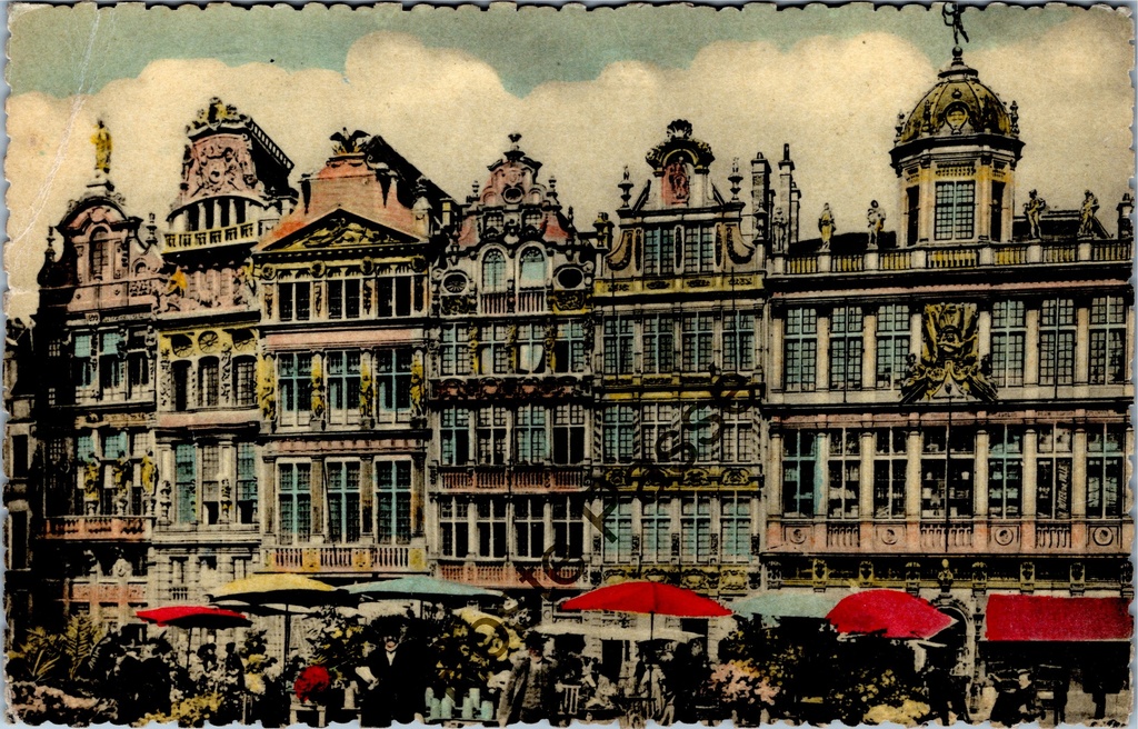 Brussel - "Grand'Place - Maisons des corporations" - Grote Markt - Gildenhuizen