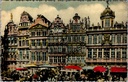 Bruxelles - "Grand'Place - Maisons des corporations" - Grand Place - Guild Houses