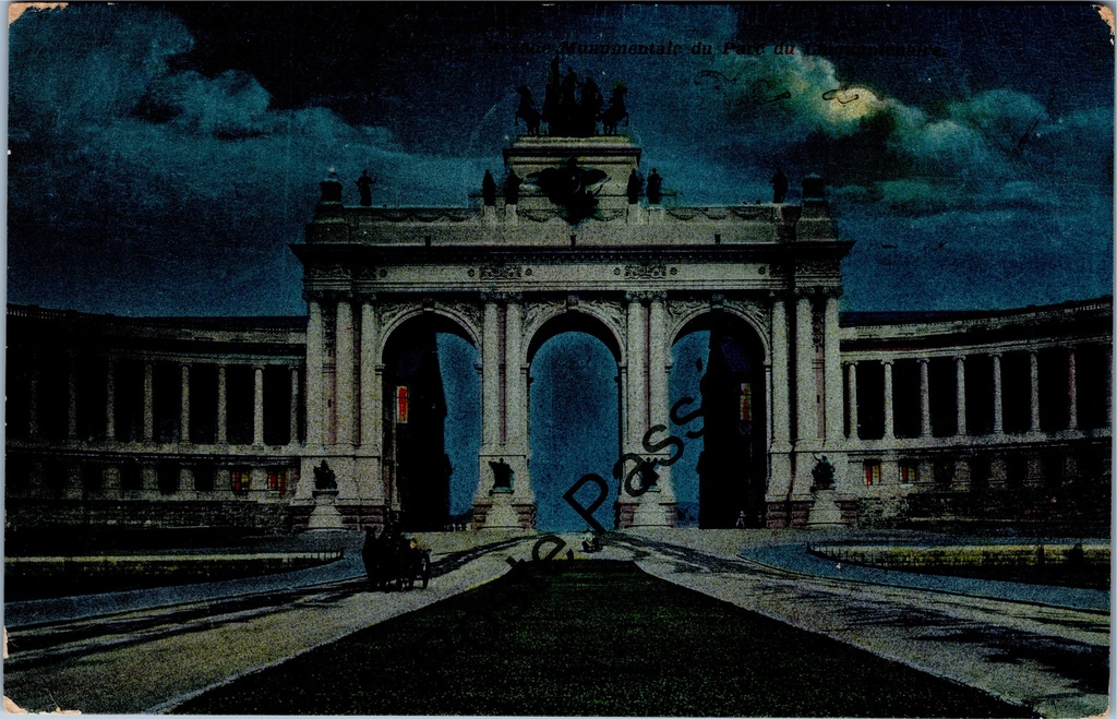 Brussel - "L'Arc du Cinquantenaire du Parc du Cinquantenaire" - Triomfboog van het Jubelpark