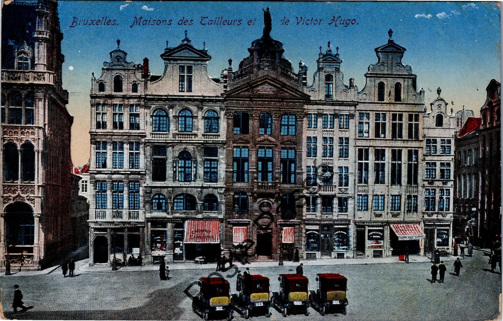 Brussel - "Maisons des Tailleurs et de Victor Hugo" - Huizen van de Kleermakers en van Victor Hugo