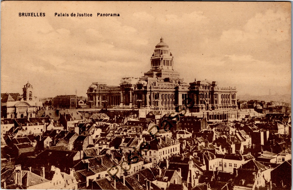 [Brussel0166] Bruxelles - "Palais de Justice Panorama" - Palais de Justice Panorama