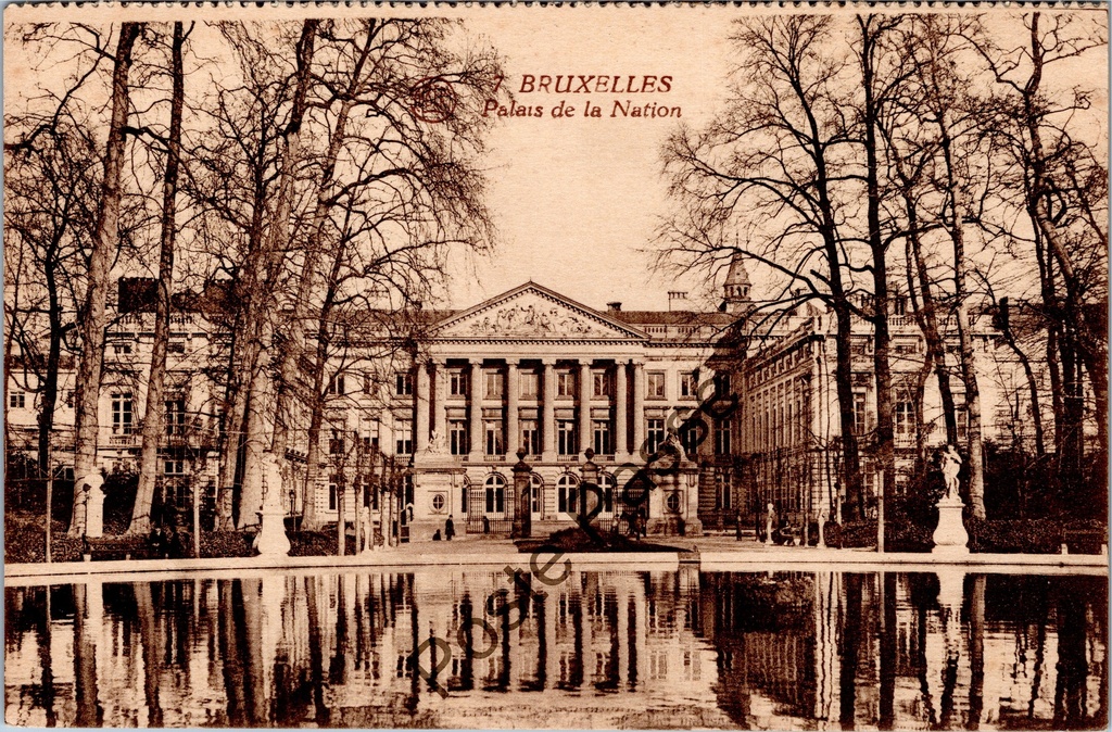 Brussel - "Palais de la Nation" - Paleis der Natie