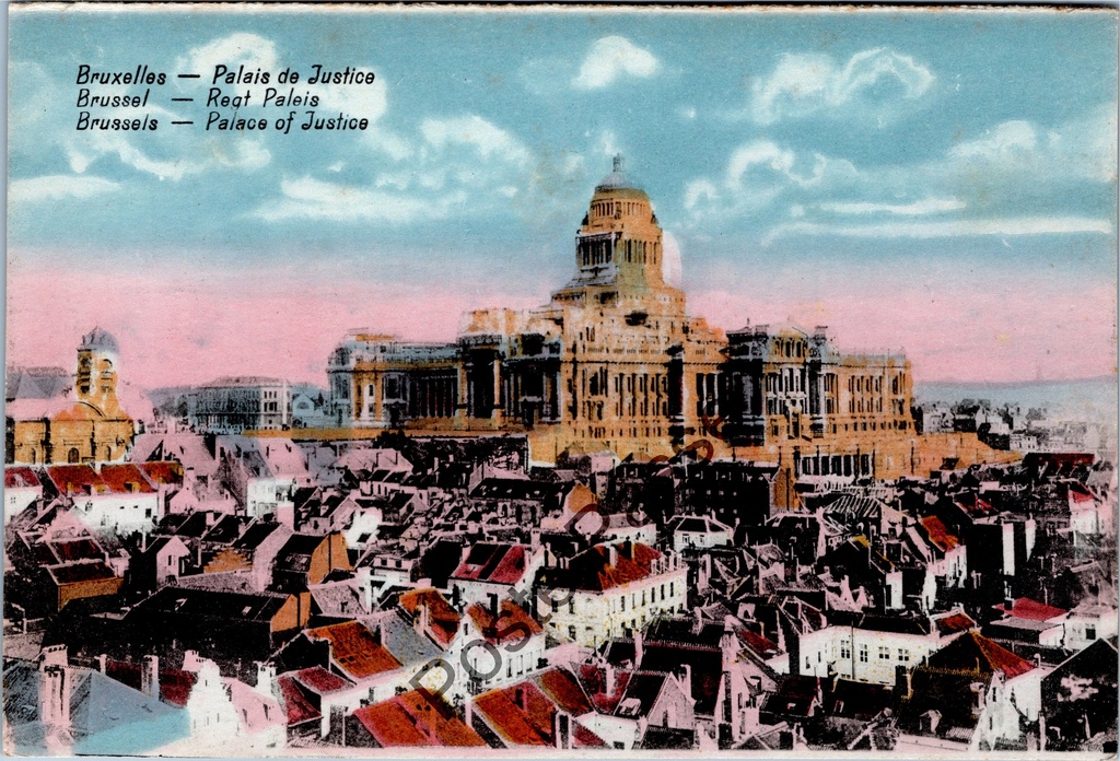 Brussel - "Palais de Justice" - Justitiepaleis