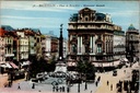 Brussels - "Place de Brouckère - Monument Anspach" - Place de Brouckère with Anspach monument
