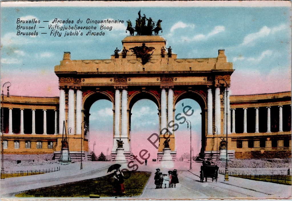 [Brussel0148] Brussel - "Arcades du Cinquantenaire" - Triomfboog Jubelpark