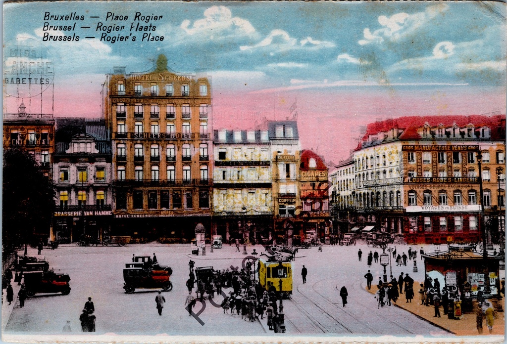 Brussel - "Place Rogier" - Rogierplein