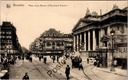 Bruxelles - "Place de la Bourse et Boulevard Anspach" - Place de la Bourse et Boulevard Anspach