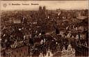 Bruxelles - "Panorama" - Paysage urbain avec cathédrale