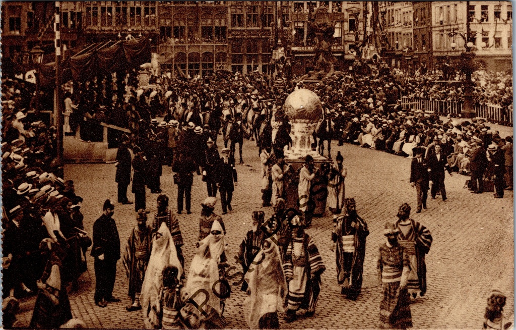 [Brussel0086] Brussel - "De dragers van den gouden Aardbol" - Ommegang processie