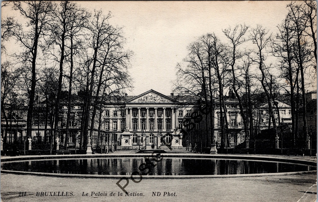 Brussel - "Le Palais de la Nation" - Paleis der Natie