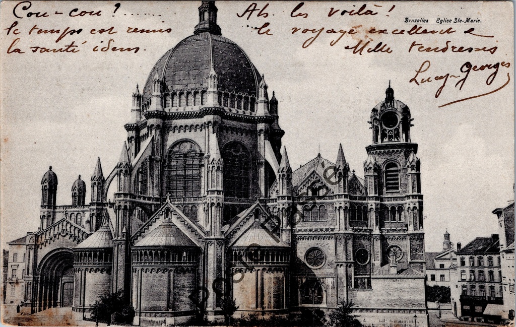 Brussel - "Église Ste-Marie" - Sint-Mariakerk