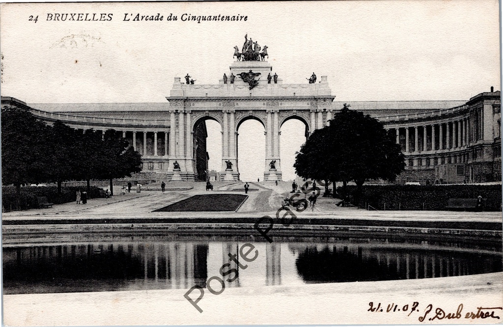 Brussel - "L'Arcade du Cinquantenaire" - Arcaden van het Jubelpark