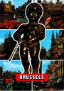 Bruxelles - "Brussels" - Manneken Pis et paysages urbains