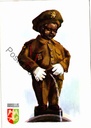 Brussel - "Manneken-Pis" - Manneken Pis als Belgisch soldaat