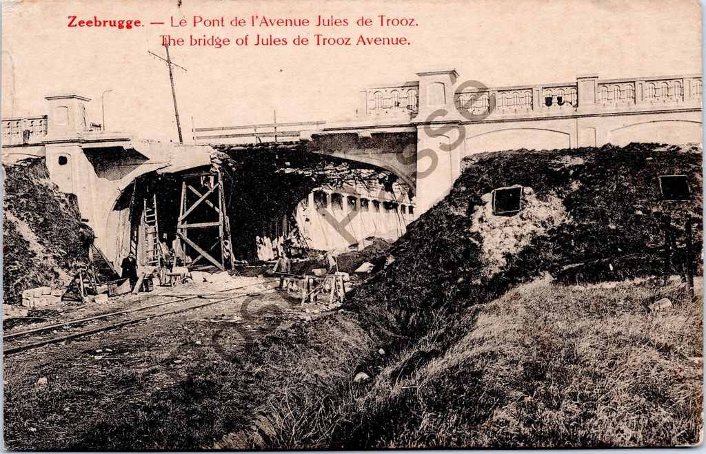 [Brugge0022] Zeebrugge - "Le Pont de l'Avenue Jules de Trooz" - Pont de l'Avenue Jules de Trooz en construction