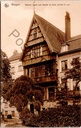 Bruges - "Maison ayant une façade en bois, devant le parc" - House with wooden façade in front of the park