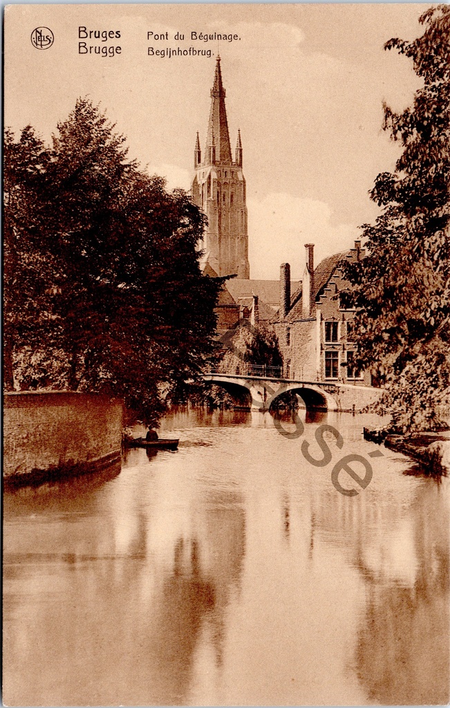 [Brugge0036] Bruges - "Pont du Béguinage. Pont du Béguinage". - Pont du Béguinage