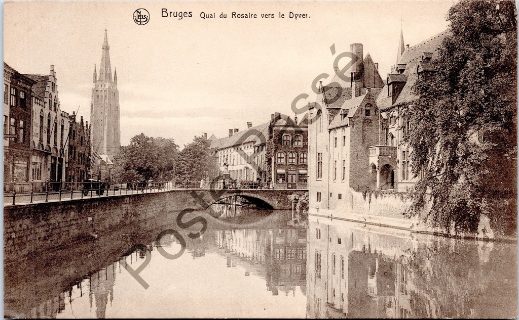 [Brugge0046] Bruges - "Quai du Rosaire vers le Dyver" - Rozenhoedkaai towards the Dijver