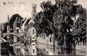 Bruges - "Bruges - Quai Vert". - Vue de la Groene Rei avec le pont et le Beffroi