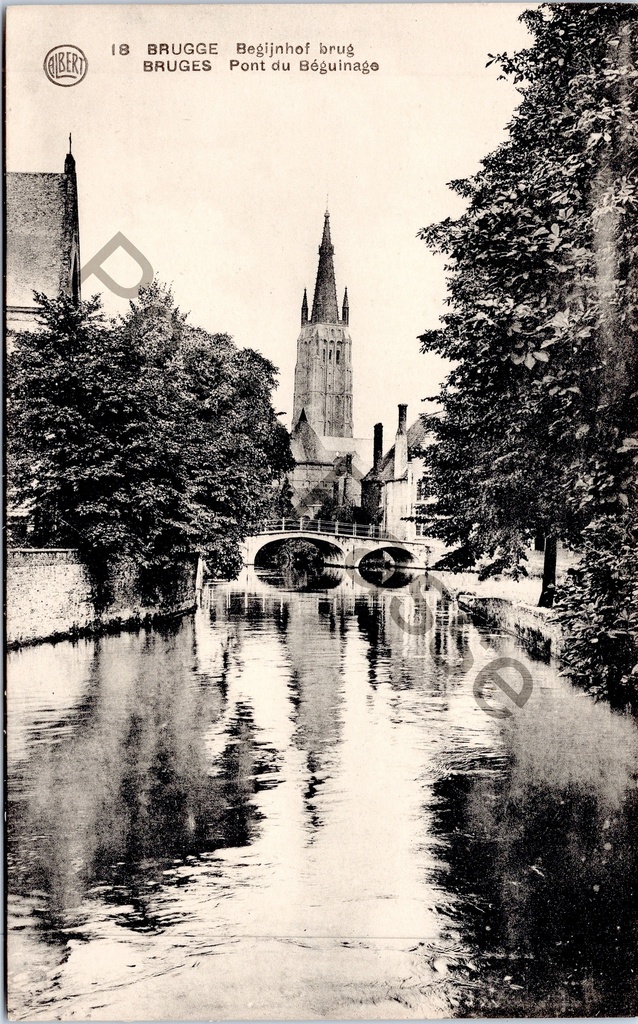 [Brugge0064] Bruges - "Beguinage bridge / Pont du Béguinage" - Bridge at the Beguinage