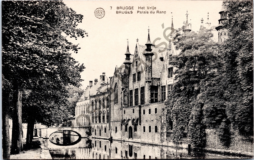 [Brugge0066] Bruges - "Het Vrije / Palais du Ranc" - Palace of the Bruges Free along the River Reie