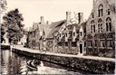 Bruges - "De Groene Rei" - Vue de la Groene Rei avec un bateau d'excursion