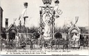Lebbeke - "The Decoration of the hofke der Zeven Weëen" - Décoration de la Hofje der Zeven Weeën lors des festivités du jubilé en l'honneur de O.L.V. van Lebbeke, 3 mai 1908