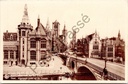 Ghent - "Gand - Panorama sur les Tours" - General view of the towers from St Michael's Bridge