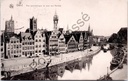 Ghent - "Vue panoramique du quai aux Herbes" - Panoramic view of the Graslei