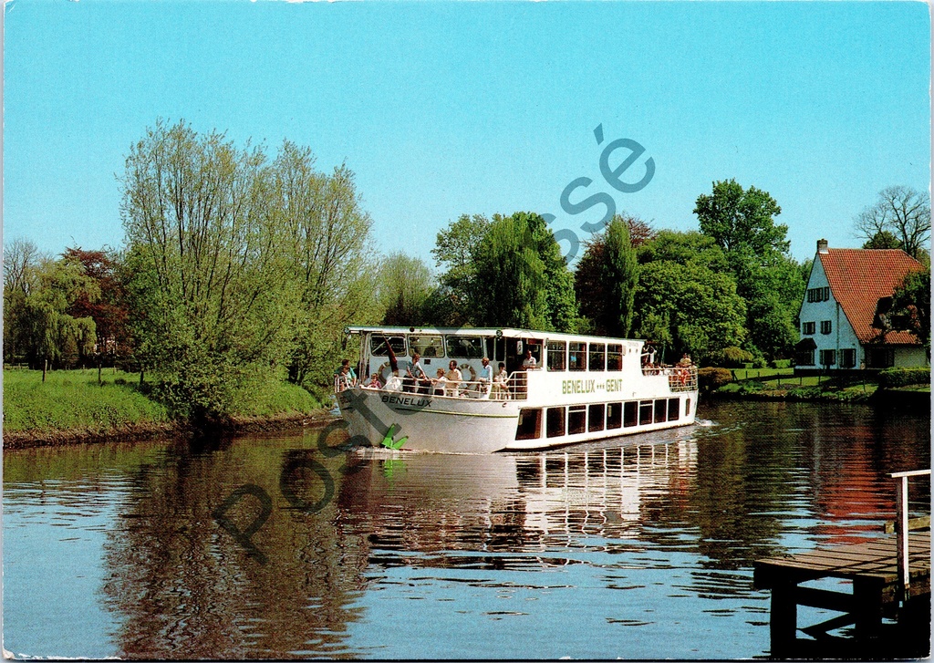 [Gent0284] Gand - "BENELUX --- GENT" - Bateau touristique Benelux sur la Lys