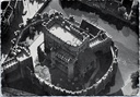 Ghent - "'s Gravensteen - Château des Comtes" - Aerial view of the Gravensteen (Castle of the Counts)