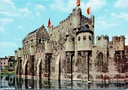 Gand - "Château des Comtes" - Le château des Comtes vu de l'eau