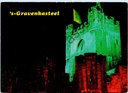 Ghent - "'s-Gravenkasteel" - Gravensteen by night with coloured lighting