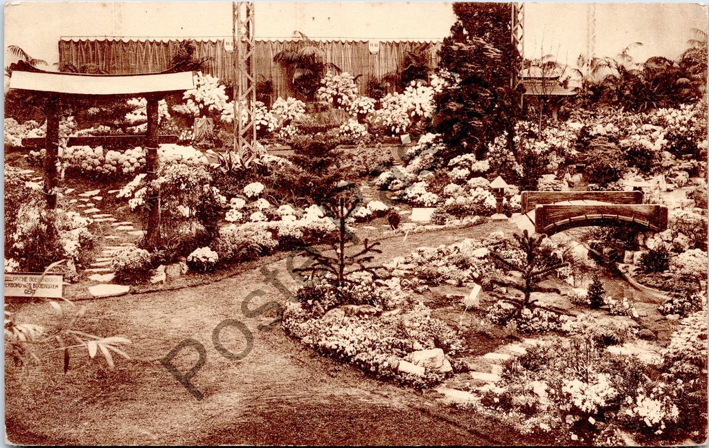 [Gent0392] Gand - "Belgische Boerenbond - Verbond der Bloemisten - Gent" - Gent Floralies 1938, exposition florale