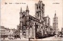 Gand - "Gand. - L'Eglise St. Nicolas et le Beffroi" - Saint Nicholas Church and Belfry (Eglise Saint-Nicolas et le Beffroi)