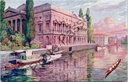 Gand - "GAND. La Lys et le Palais de Justice". - La Cour de justice sur la Lys