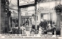 Gand - "Exposition de Gand 1913 - Stand de Fabrication des Cigarettes ALBA" - Stand du fabricant de cigarettes J. Tirou-Dirico (Charleroi) à l'exposition universelle de Gand en 1913.