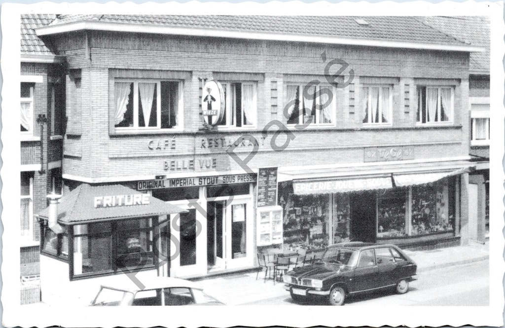 [Heuvelland0018] Westouter - "" BELLE VUE " CAFÉ-RESTAURANT " - Café-restaurant Belle Vue with friture, Westouter