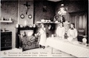 Saffelaere - "Pensionnat des Soeurs de Charité. Saffelare - boarding school of the Sisters of Charity. Saffelaere - Ecole ménagère - Household Class" - Household Class in the boarding school of the Sisters of Charity.