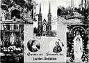 Oostakker - "Greetings from Souvenir de Lourdes-Oostakker" - Lake view map pilgrimage site Lourdes of Oostakker