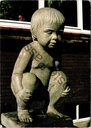 Brussel - "Mietje Stroel, Zelzate, verloofd met Manneken Pis op 13 - 2 - 1976 te Brussel" - Sculptuur Manneken Pis
