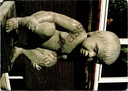 Brussel - "Mietje Stroel, Zelzate, verloofd met Manneken Pis op 13 - 2 - 1976 te Brussel" - Sculptuur Manneken Pis