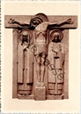 Sint-Amandsberg - "Calvaire de l'Eglise Notre Dame Vieille Barrière Mont St. Amand" - Calvarie van de O.L.V. Kerk Oude Barreel, beeldhouwwerk van Oscar Sinia