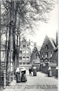 Ghent - "Béguinage - Plaine Ste. Beige (Est) / Beguinage - Ste. Beggas square (East)" - Beguinage Sint-Amandsberg, eastern square with beguines