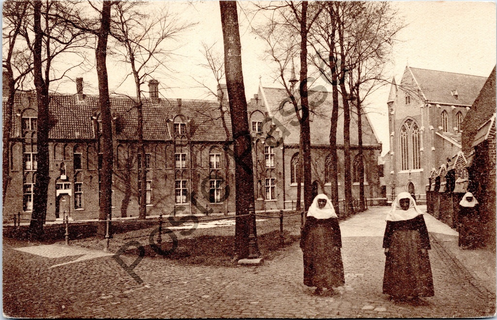 [sint amansdsbreg0198] Sint-Amandsberg - "Beguinage - Hospital" - Beguinage with hospital and beguines