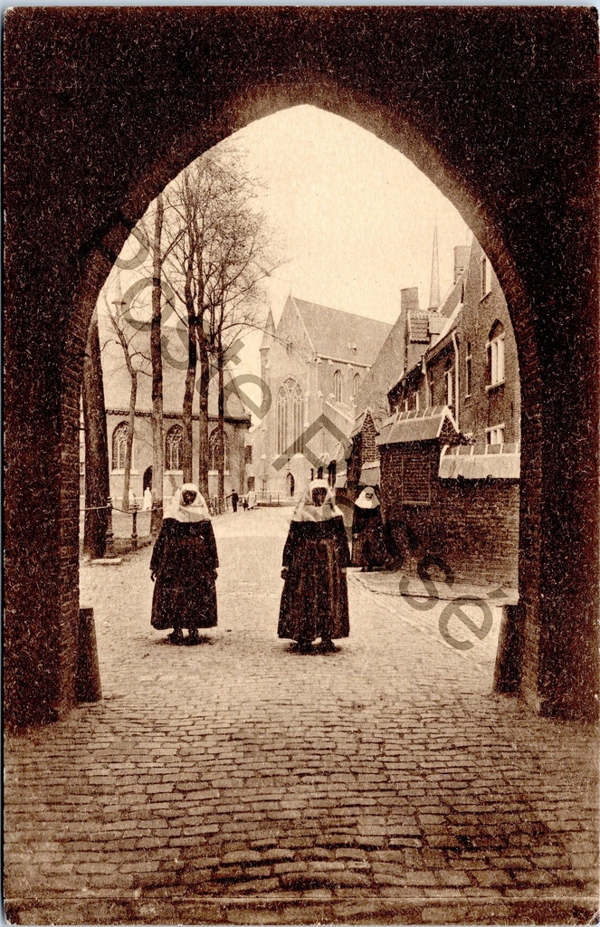 [sint amansdsbreg0206] Sint-Amandsberg - "View into the Beguinage" - View into the Beguinage