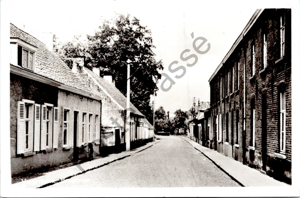 Vinderhoute - "Vinderhoute, Brugstraat" - View of the Brugstraat