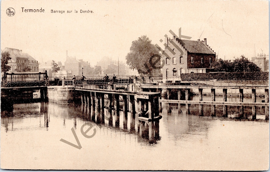 Dendermonde - "Barrage sur la Dendre" - Stuw op de Dender