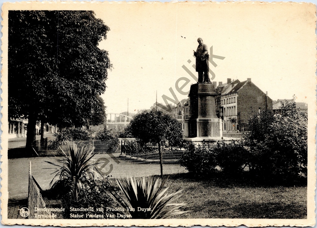 Dendermonde - "Statue de Prudens Van Duyse" - Statue du poète Prudens Van Duyse